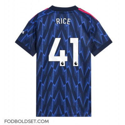 Arsenal Declan Rice #41 Udebanetrøje Dame 2025-26 Kortærmet Arsenal Declan Rice #41 Udebanetrøje Dame 2025-26 Kortærmet